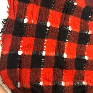 Madewell buffalo plaid wool scarf
